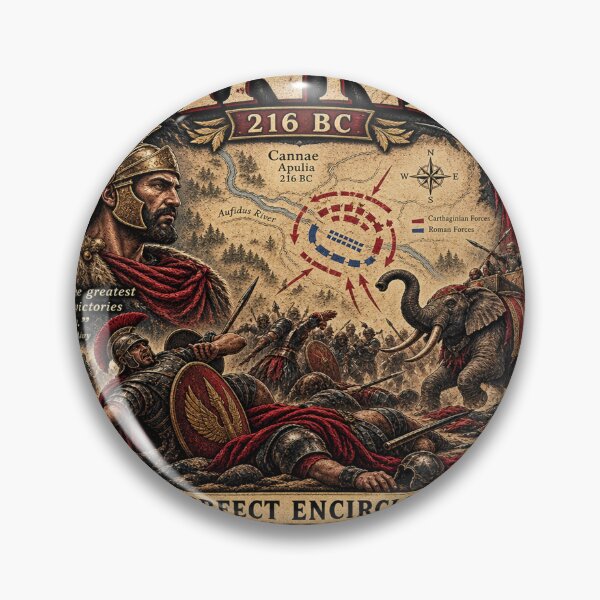 Item preview, Battle of Cannae 216 BC – Hannibal Ancient Rome Vintage History designed and sold by LmonioressXxx.