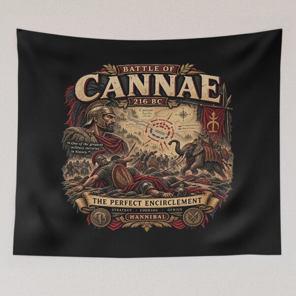Item preview, Battle of Cannae 216 BC – Hannibal Ancient Rome Vintage History designed and sold by LmonioressXxx.