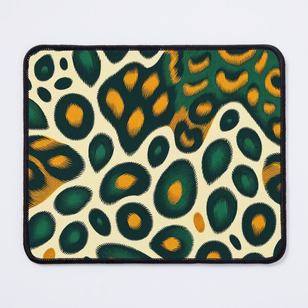 Item preview, Game Day Spirit: Green and Yellow Spot Pattern designed and sold by cybercanvasmuse.