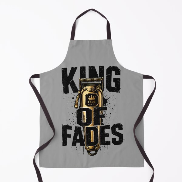 Item preview, King Of Fades Golden Barber Clipper Typography designed and sold by Barber MD Culture.