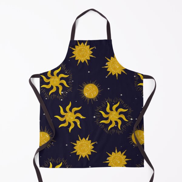 Item preview, Vintage Mystic Celestial Suns and Stars in Gold and Crimson Red designed and sold by aneladesigns.