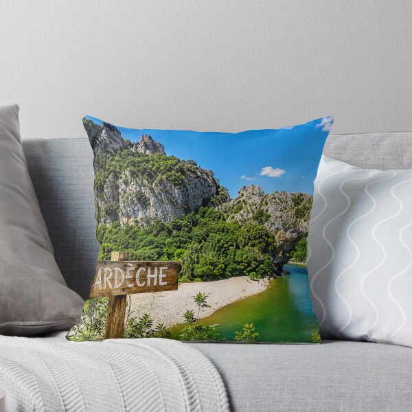Item preview, Ardeche France Travel Sticker French Alps River Canyon Nature Adventure Summer Vacation designed and sold by AstraDrip Studio.