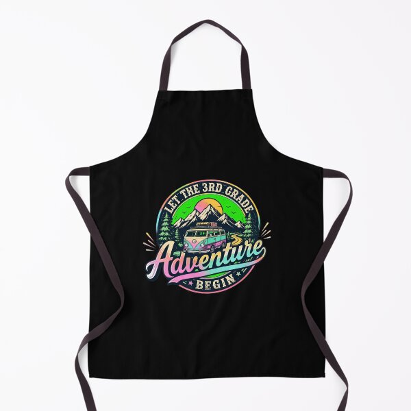 Item preview, Let the 3rd Grade Adventure Begin Mountains Sun Retro designed and sold by PaletteArc.