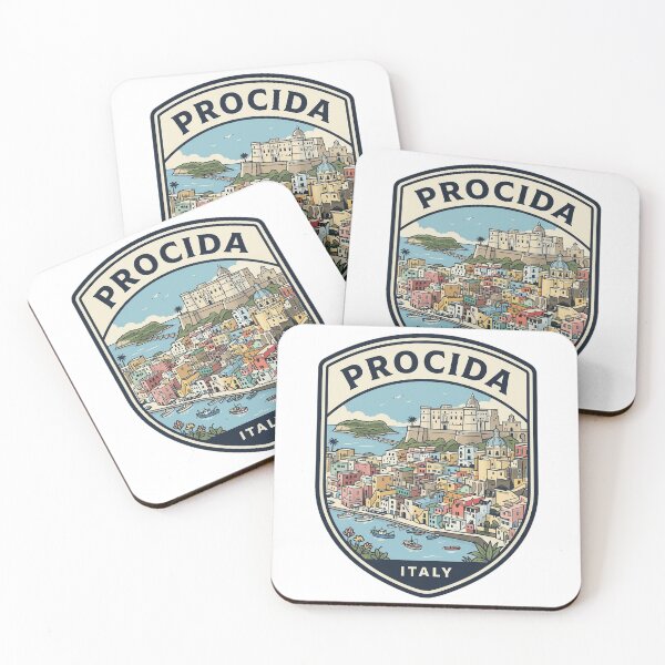 Item preview, Procida Italy Vintage Travel Badge designed and sold by k3rstman1.