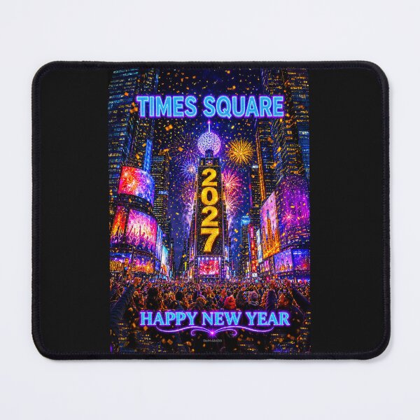 Item preview, TIMES SQUARE - 2027 HAPPY NEW YEAR designed and sold by DBM Photo Art 1.