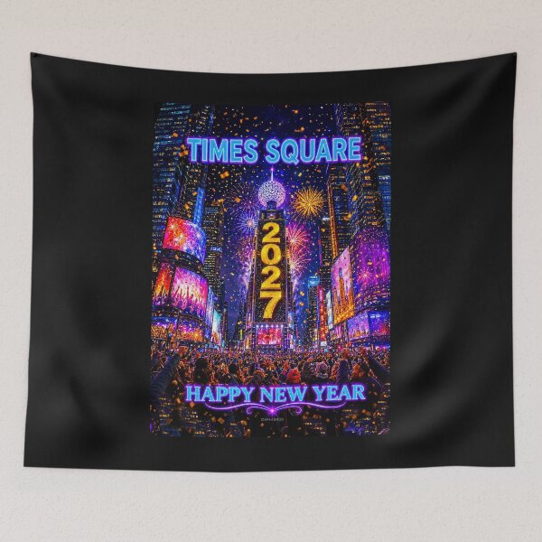 Aperçu de l'œuvre TIMES SQUARE - 2027 BONNE ANNÉE créée et vendue par DBM Photo Art 1.