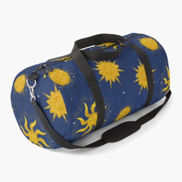 Item preview, Vintage Mystic Celestial Suns and Stars in Gold and Deep Blue designed and sold by aneladesigns.