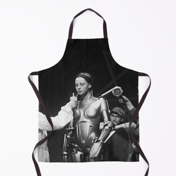 Item preview, Vintage 1927 Metropolis movie set with Brigitte Heim as the False Maria machine human Maschinenmensch drinking through straw black and white photograph designed and sold by Astrid Arkhangelsky.