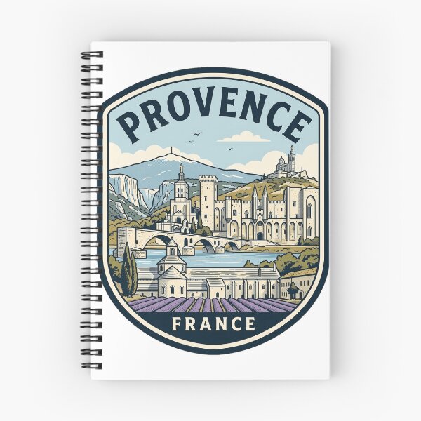 Item preview, Vintage Provence France Travel Badge Illustration designed and sold by k3rstman1.