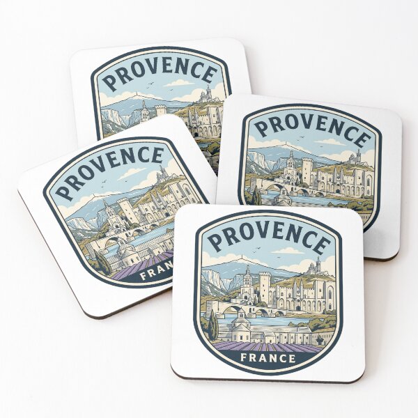 Item preview, Vintage Provence France Travel Badge Illustration designed and sold by k3rstman1.