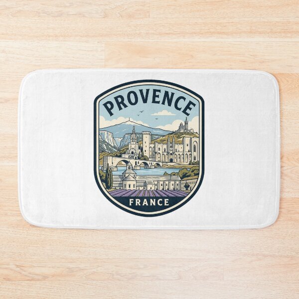 Item preview, Vintage Provence France Travel Badge Illustration designed and sold by k3rstman1.