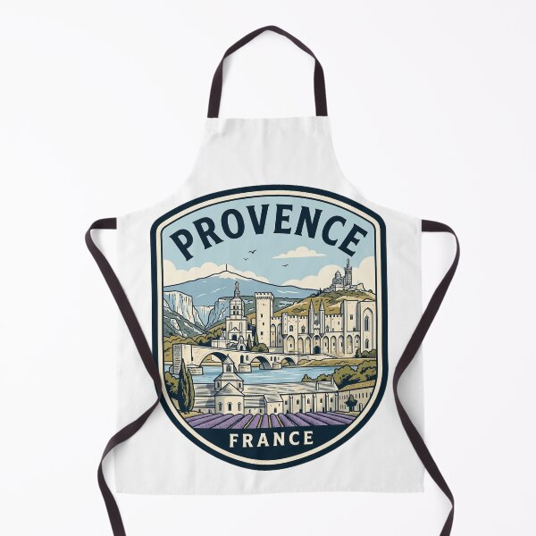 Artikelvorschau, Vintage-Illustration eines Reiseabzeichens aus der Provence, Frankreich entworfen und verkauft von k3rstman1.