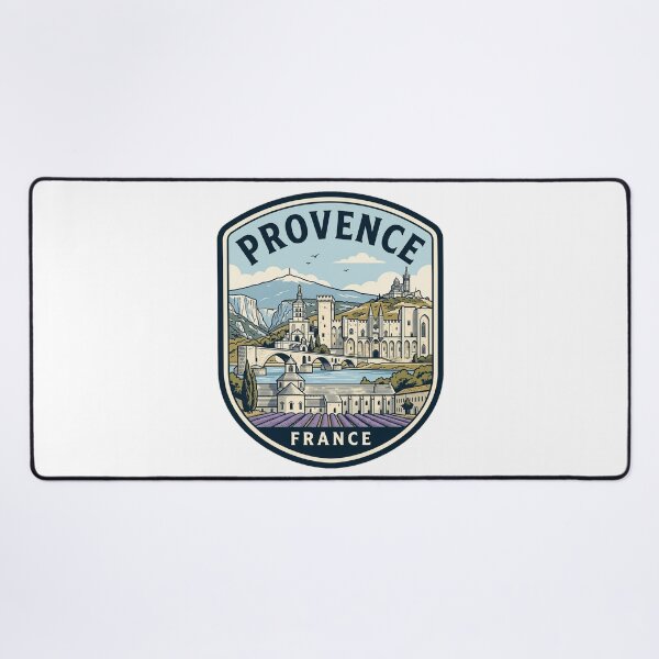 Item preview, Vintage Provence France Travel Badge Illustration designed and sold by k3rstman1.