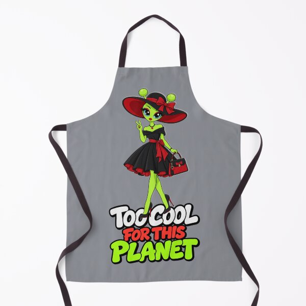 Item preview, Too Cool for This Planet – Alien Glam Girl designed and sold by Aimetoi.
