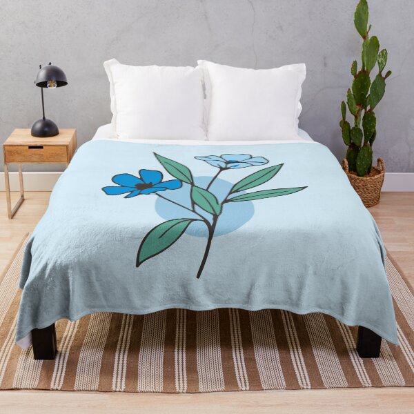 Item preview, Blue Wildflowers with Fresh Green Foliage designed and sold by hettingerfloy.