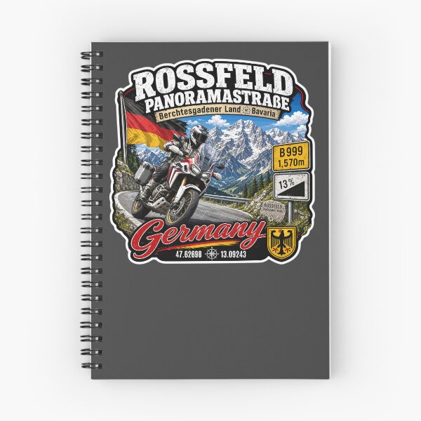 Item preview, Rossfeld Panoramastrasse panoramastraße Germany Motorcycle Sticker & TShirt 09 designed and sold by OuterShellUK.