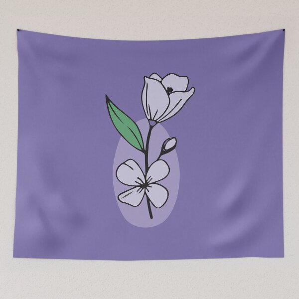 Item preview, Lavender Bloom with Elegant Botanical Lines designed and sold by hettingerfloy.