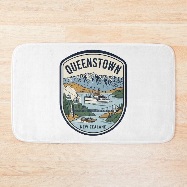 Item preview, Queenstown New Zealand Vintage Travel Emblem designed and sold by k3rstman1.