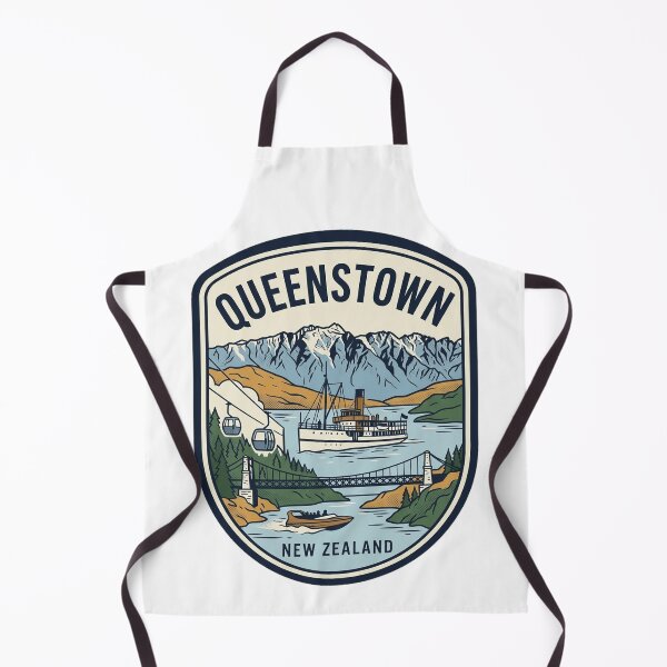 Item preview, Queenstown New Zealand Vintage Travel Emblem designed and sold by k3rstman1.