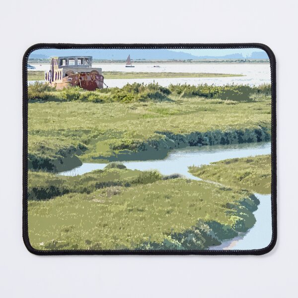 Item preview, Blakeney Marshes Norfolk. Travel poster East Anglia.Uk designed and sold by BarbaraGlebska.