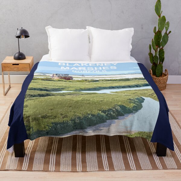 Item preview, Blakeney Marshes Norfolk. Travel poster East Anglia.Uk designed and sold by BarbaraGlebska.