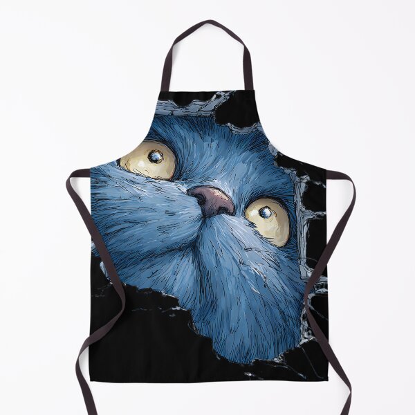Item preview, Peeking cat illustration designed and sold by ScienceRex.