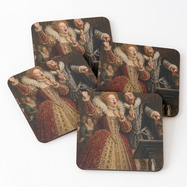 Item preview, Queen Elisabeth and Sir Walter Raleigh Karaoke  designed and sold by FloramoonArt.