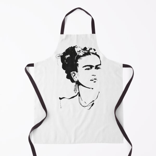 Item preview, Frida Kahlo black and white portrait designed and sold by BadaBlingLtd21.