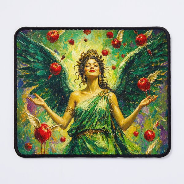 Item preview, Eris Goddess of Chaos: Apple of Discord & Winged Chaos Art designed and sold by chihuahuashower.