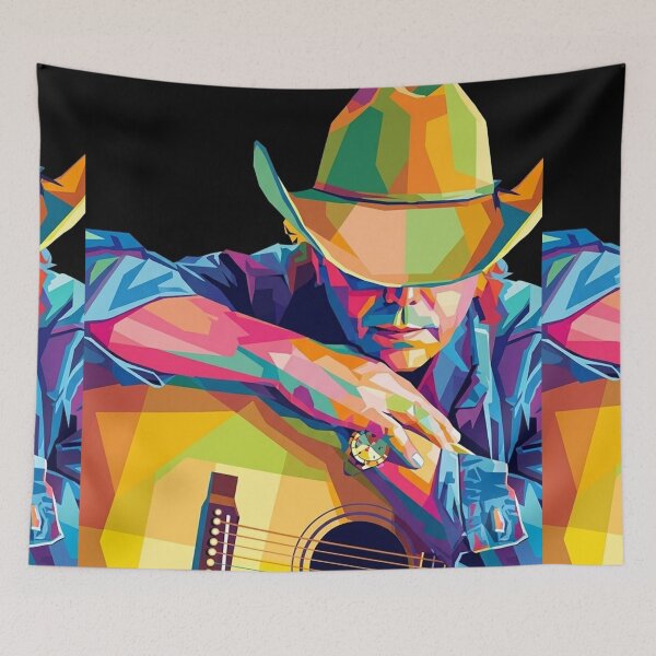 Item preview, Dwight Yoakam Pop Art designed and sold by SiksisArt.