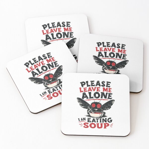 Item preview, Please Leave Me Alone I Am Eating Soup Mothman Cryptid Introvert Funny designed and sold by JonesFlora2025.
