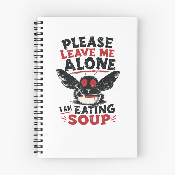 Item preview, Please Leave Me Alone I Am Eating Soup Mothman Cryptid Introvert Funny designed and sold by JonesFlora2025.