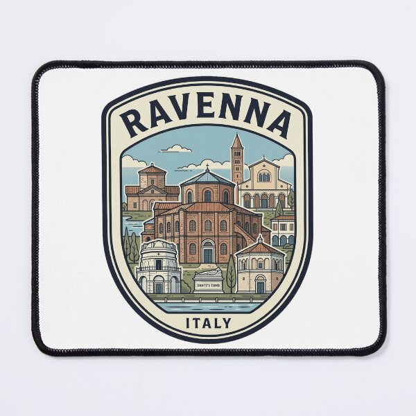 Item preview, Ravenna Italy Vintage Travel Landmark Emblem designed and sold by k3rstman1.