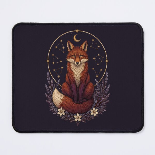 Item preview, Zodiac Fox Under the Stars designed and sold by printheavenart.