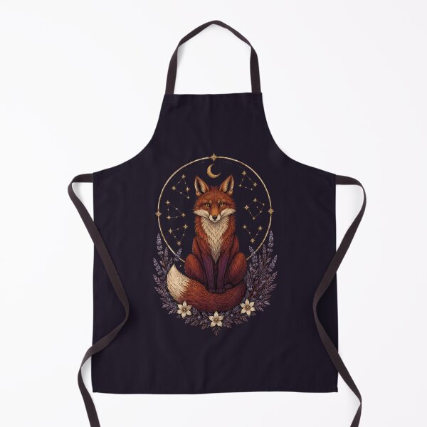 Item preview, Zodiac Fox Under the Stars designed and sold by printheavenart.