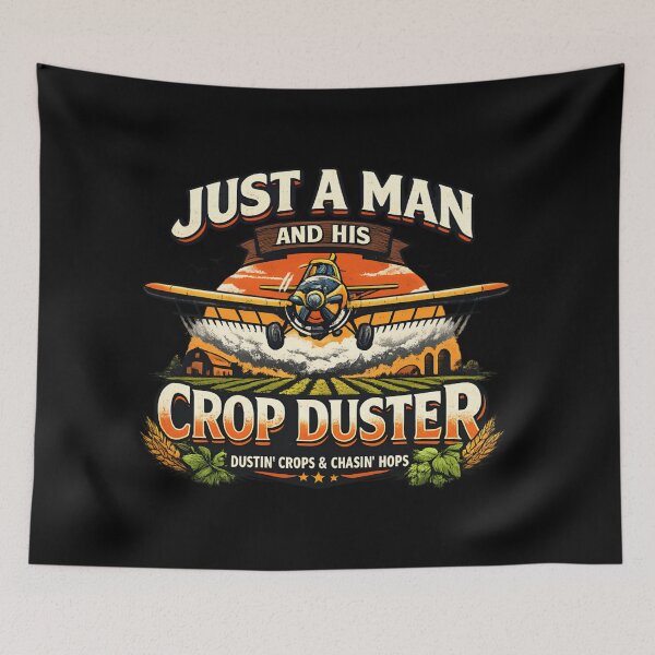 Item preview, Vintage Crop Duster Pilot – Agricultural Aviation & Farm Life designed and sold by SidTastic .