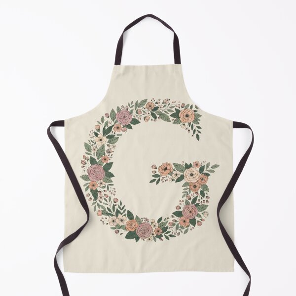 Item preview, Decorative Floral Letter G Botanical Monogram designed and sold by ITCHAWAWAA.
