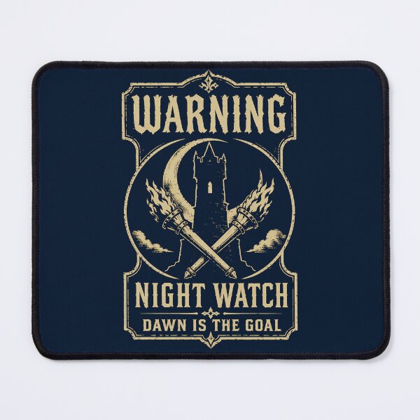 Item preview, Castle Night Watch Warning designed and sold by agearb.