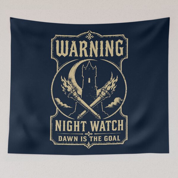 Item preview, Castle Night Watch Warning designed and sold by agearb.
