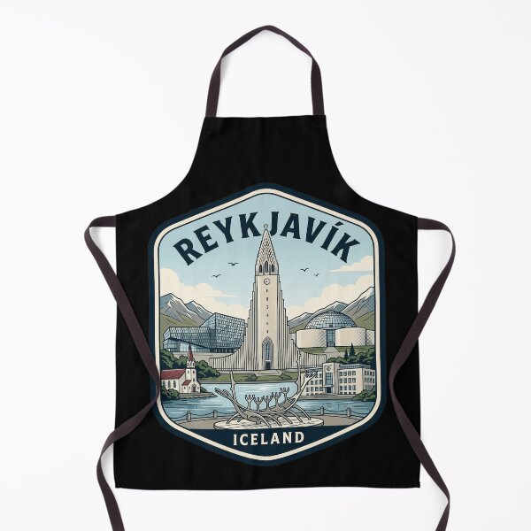 Item preview, Reykjavik Iceland Vintage Travel Badge Emblem designed and sold by k3rstman1.