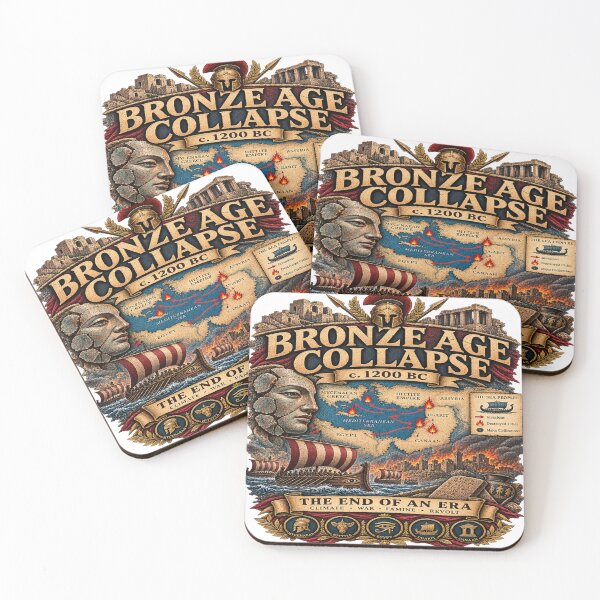 Item preview, Bronze Age Collapse c. 1200 BC – Ancient Civilizations Vintage History designed and sold by LmonioressXxx.