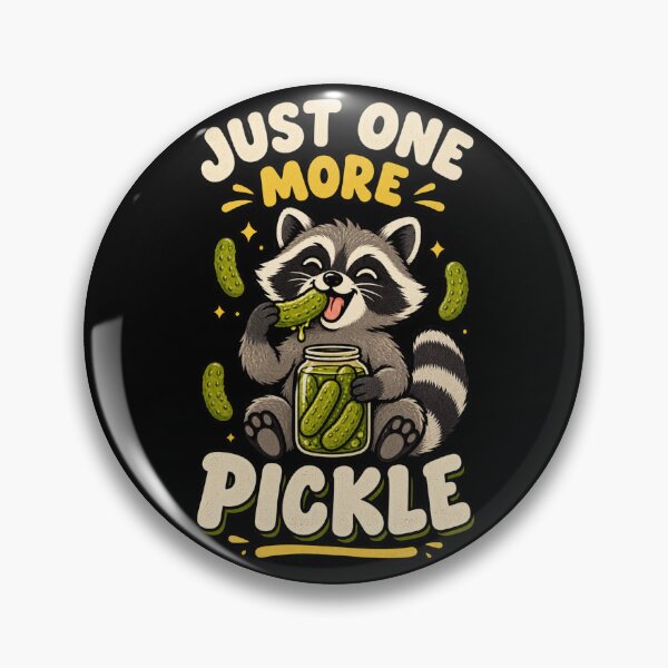 Item preview, Racoon eating pickles designed and sold by HiPatti.