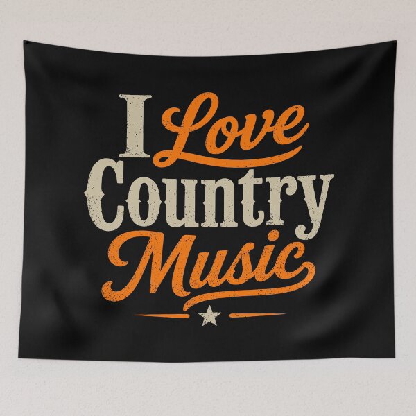Item preview, I Love Country Music designed and sold by WorldEngine.