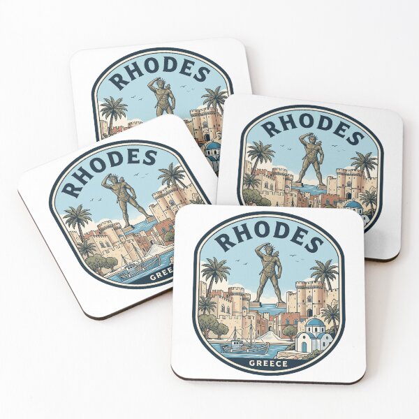 Item preview, Rhodes Greece Colossus Travel Emblem designed and sold by k3rstman1.
