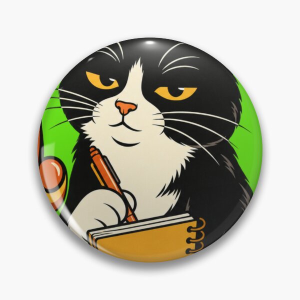 Artikelvorschau, NOTED Cat – Sarkastisches Notizbuch-Katzen-Retro-Design entworfen und verkauft von Retro Whiskers.