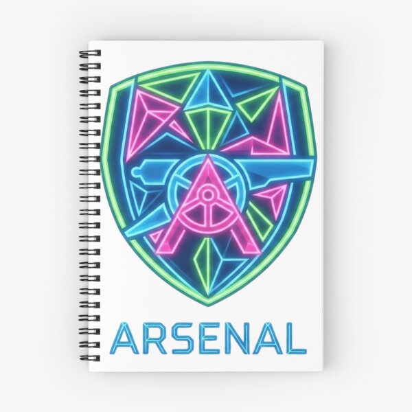 Item preview, Neon Geometric Arsenal Cannon Shield Crest designed and sold by annaarthk.