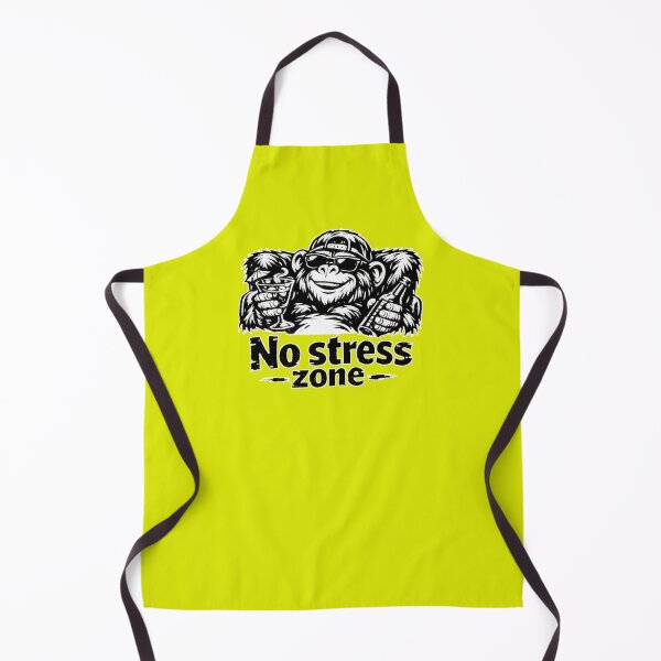 Item preview, No Stress Zone – Chill Gorilla Cartoon Design designed and sold by Cabrasco.