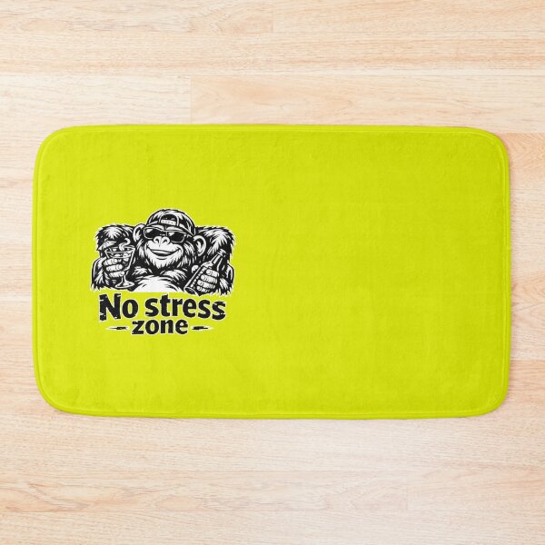 Item preview, No Stress Zone – Chill Gorilla Cartoon Design designed and sold by Cabrasco.