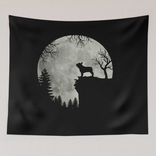 Item preview, French Bulldog Moon Shirt, Dog Lover Graphic Tee designed and sold by MandrakeCreati.