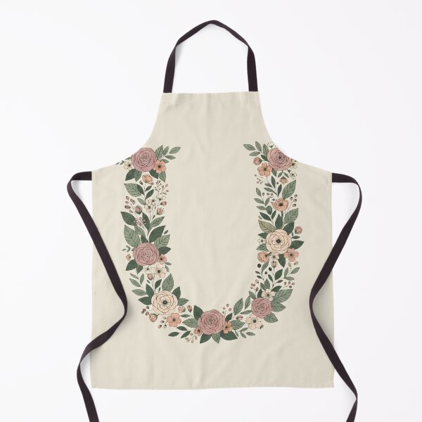 Item preview, Decorative Floral Letter U Botanical Monogram designed and sold by ITCHAWAWAA.